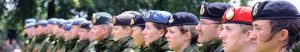A photo of women in the military lined up